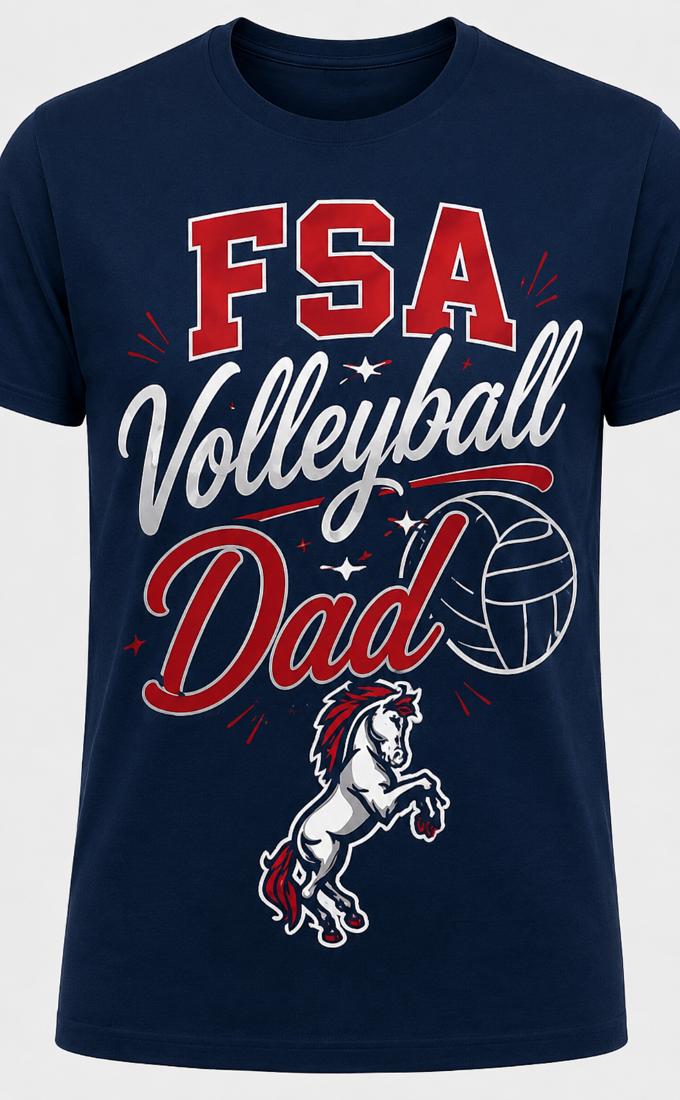 Short Sleeve Mustang Dad Tshirt